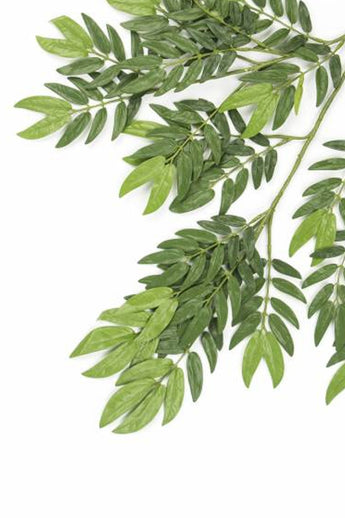 Hoja artificial Ming Aralia 50 cm verde ignífuga