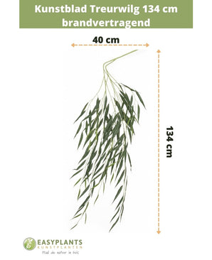 Hoja artificial Sauce llorón 134 cm ignífuga