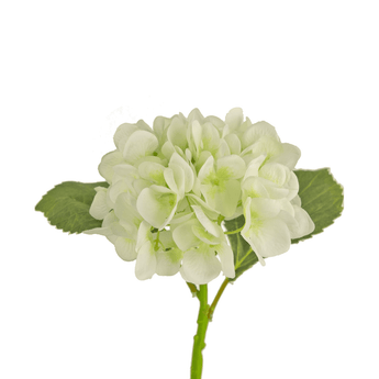 Hortensia artificial 34 cm blanca