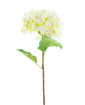 Kunstbloem Hortensia Real Touch Crème 58 cm