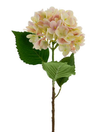 Kunstbloem Hortensia Real Touch Roze 58 cm