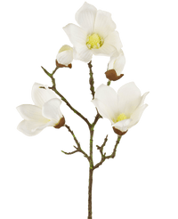 Magnolia Artificial Real Touch Blanco 72cm