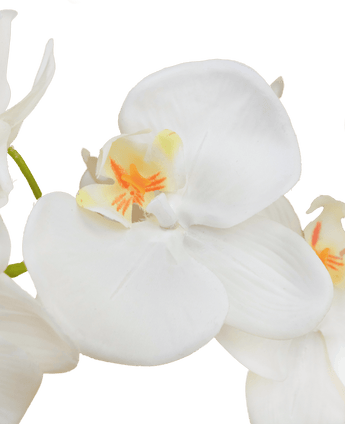 Orquídea artificial 118 cm blanca