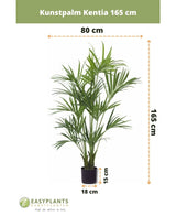 Palmera artificial Kentia 165 cm