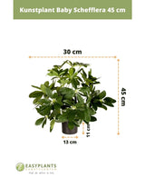 Planta artificial Baby Schefflera 45 cm