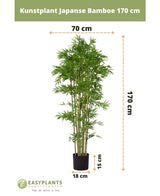 Planta artificial Bambú japonés 170 cm