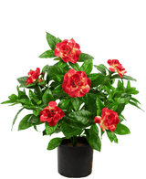 Planta artificial Gardenia 39 cm fucsia