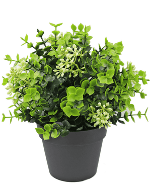 Planta artificial Mezcla de eucalipto 22 cm UV