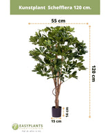 Planta artificial Schefflera 120 cm.