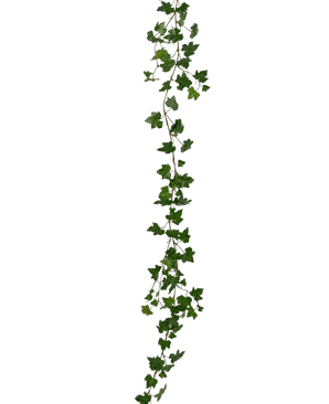 Planta artificial colgante guirnalda de hiedra deluxe 180 cm verde