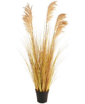 Planta artificial silvestre Juncos Sorgo 110 cm