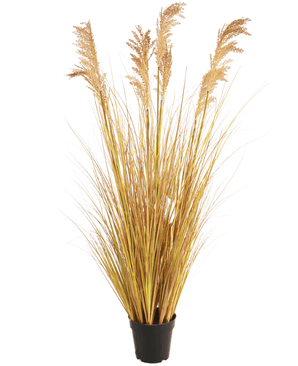 Planta artificial silvestre Juncos Sorgo 130 cm