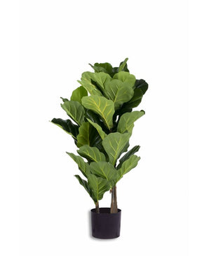 Planta de tabaco artificial Ficus Lyrate 100 cm