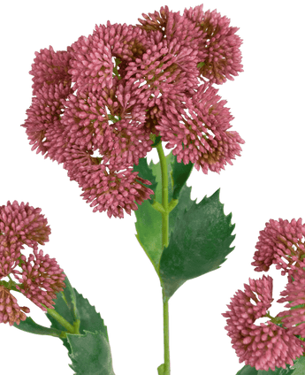 Rama artificial Sedum 48 cm rojo