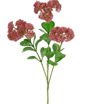 Rama artificial Sedum 56 cm rosa