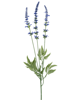 Rama artificial flor Lavanda 66 cm azul