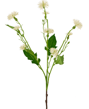 Rama de flor artificial Margarita 54 cm rayo blanco