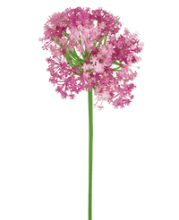 Ramo de flor artificial Allium 60 cm morado