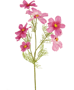 Ramo de flor artificial Cosmos 74 cm fucsia