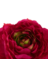 Ramo de flor artificial Ranunculus 51 cm rosa oscuro