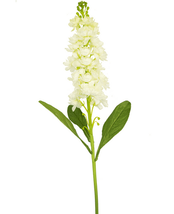 Ramo de flor artificial Violeta 78 cm blanco