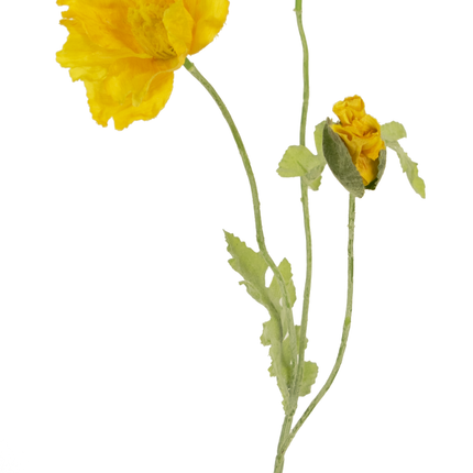 Ramo de flor artificial Amapola 73 cm amarillo
