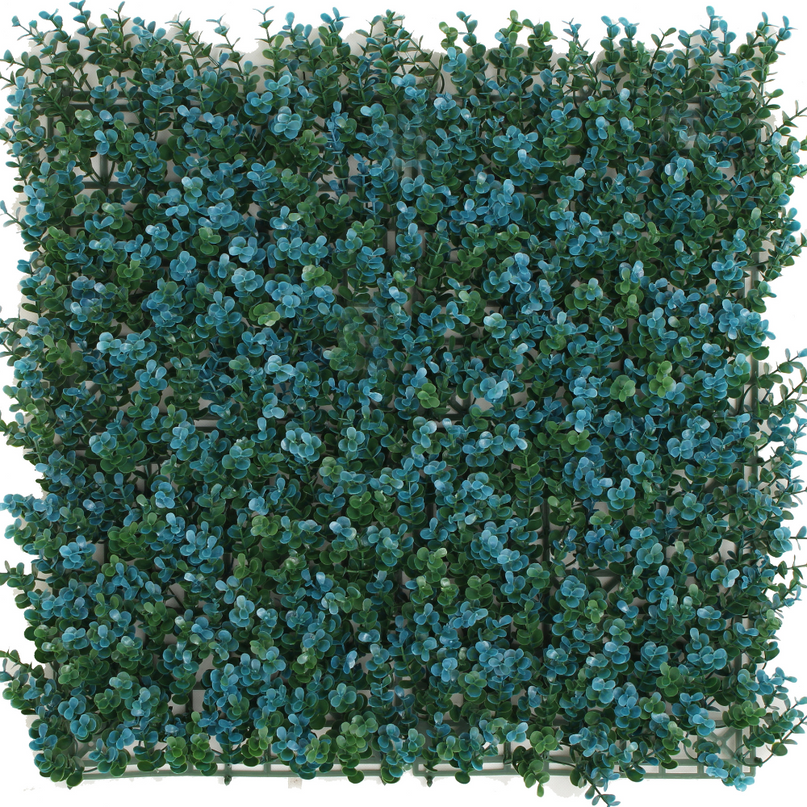 Seto artificial Buxus azul 50x50 cm UV