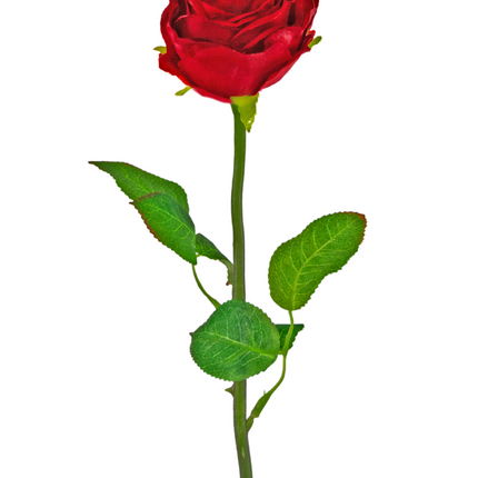 Rosa roja artificial Classic 55 cm
