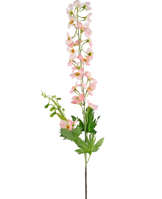 Flor artificial Aconito 79 cm rosa claro