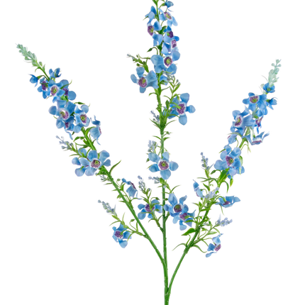 Flor artificial Hierba Gatera Catnip 75 cm azul