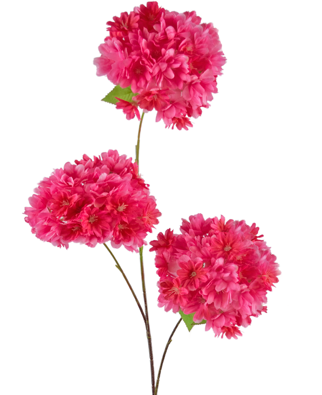 Flor artificial flor de cerezo 85 cm rosa