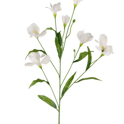 Rododendro artificial Azalea Real Touch Blanco 80cm