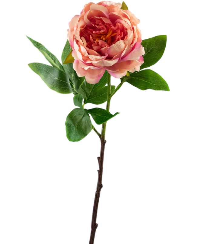 Ramo de flor artificial Peonía 61 cm rosa