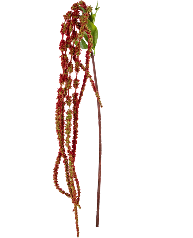Ramo de flor artificial Amaranto 122 cm rojo vino