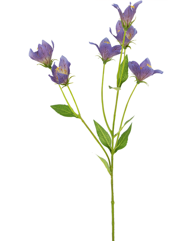 Flor artificial Campanilla 62 cm púrpura