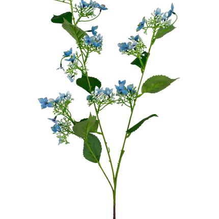 Ramo de flor artificial Hortensia silvestre 93 cm azul