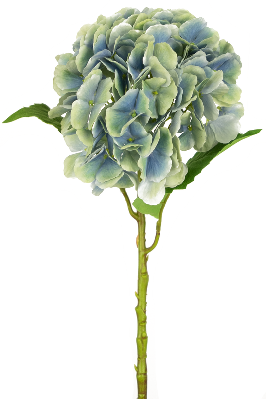 Hortensia artificial 55 cm azul