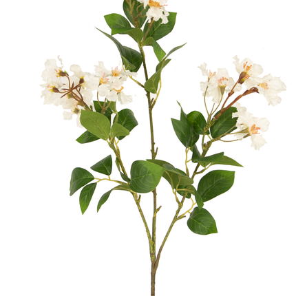 Flor artificial Arbol de Jupiter 92 cm blanco
