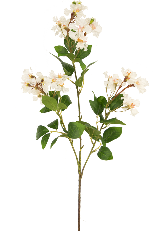 Flor artificial Arbol de Jupiter 92 cm blanco
