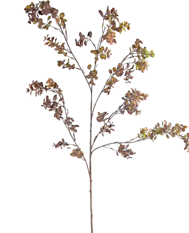 Rama artificial Eucalipto baya 110 cm marrón
