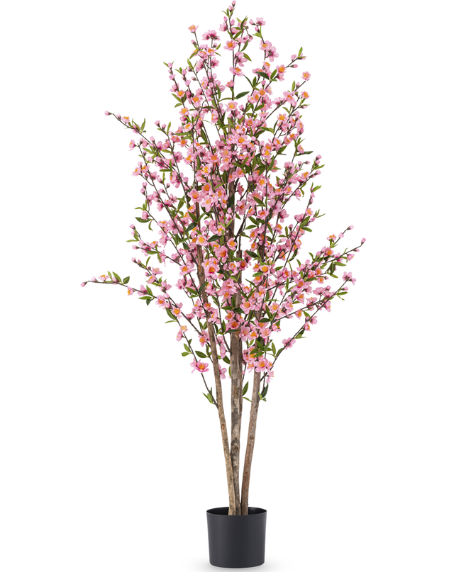 Planta artificial de flor de cerezo 150 cm