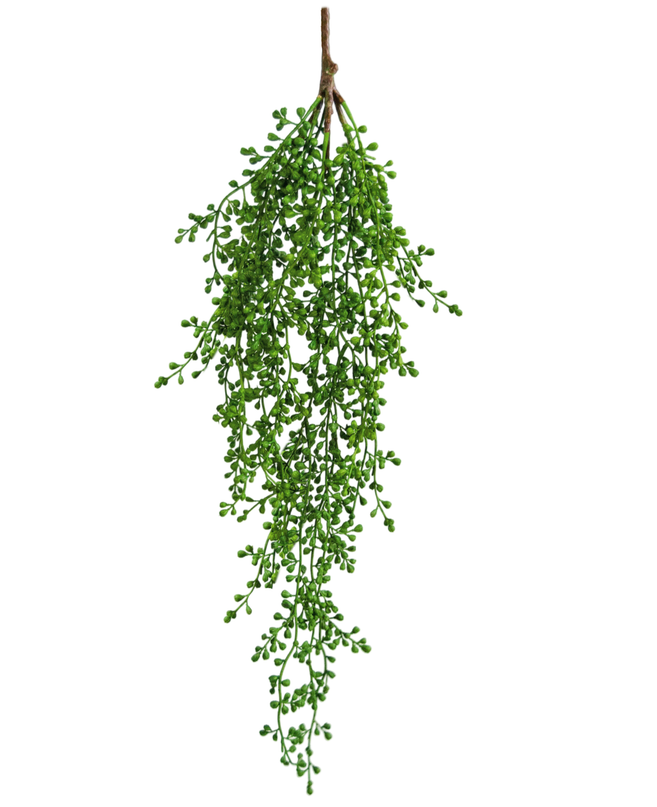 Planta colgante artificial Senecio 76 cm