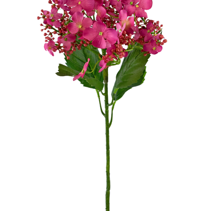 Flor artificial Hortensia mariposa 72 cm rosa