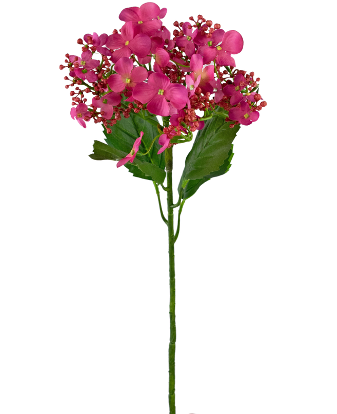Flor artificial Hortensia mariposa 72 cm rosa