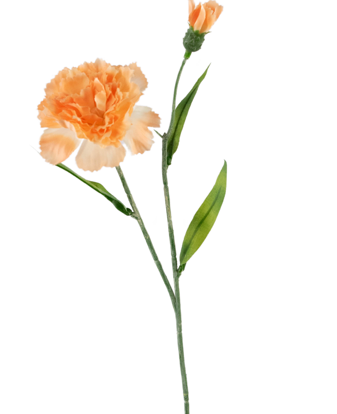 Ramo de flor artificial Clavel 40 cm melocotón