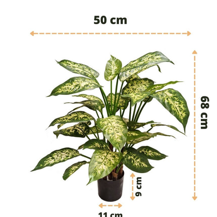 Planta artificial Dieffenbachia 75 cm