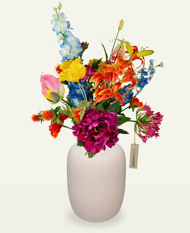 Ramo artificial Flor silvestre de colores 75 cm