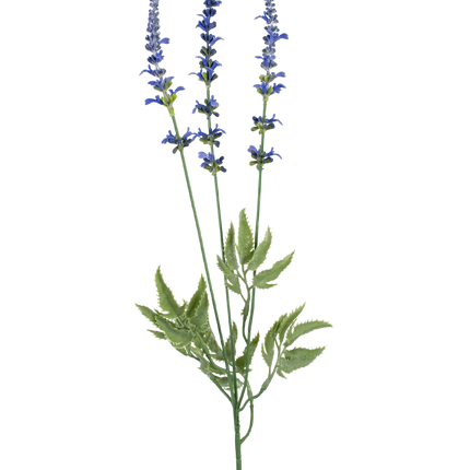 Rama artificial flor Lavanda 66 cm azul