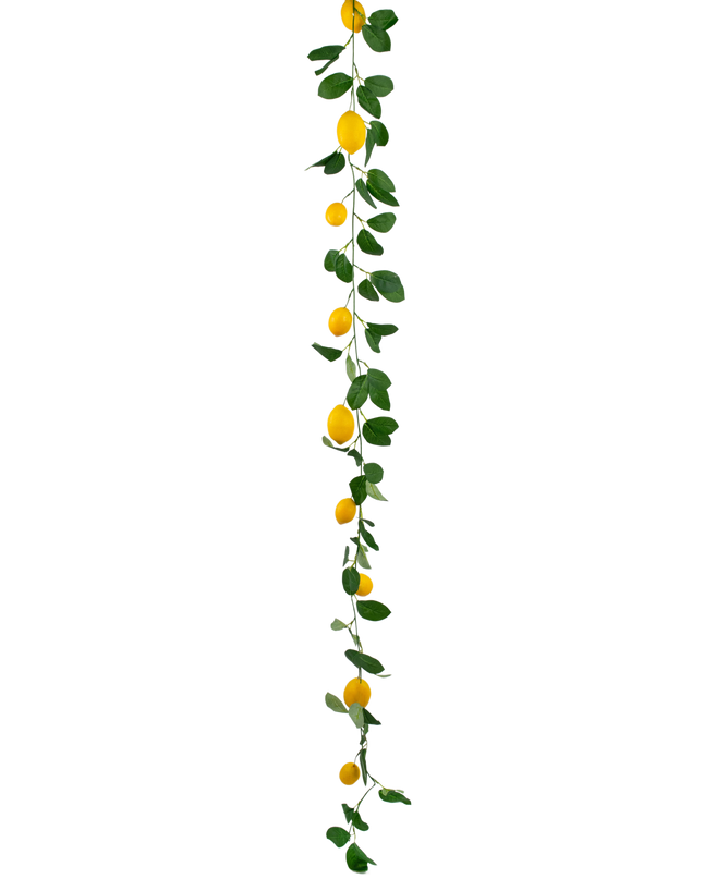 Guirnalda de plantas artificiales colgantes Limón 120 cm
