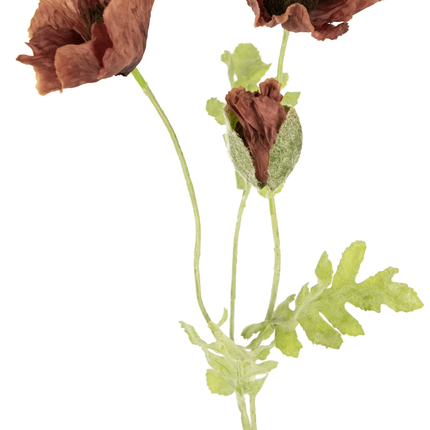 Ramo de flor artificial Amapola 73 cm malva